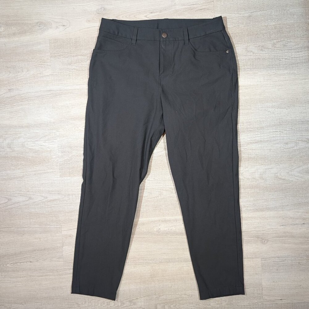 Lululemon‎ Mens ABC 5 Pocket Pants 30x25 Black Chino Performance Warpstreme Golf